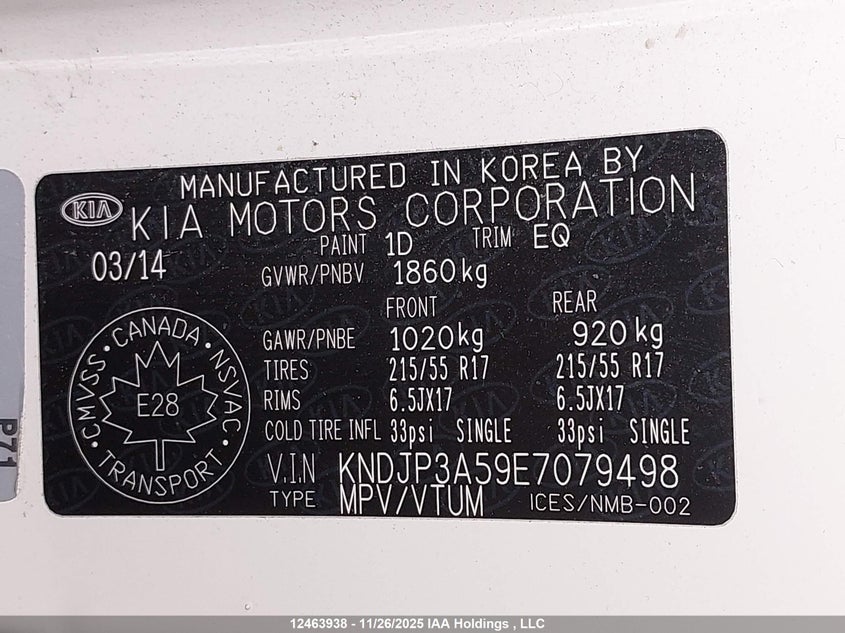 KNDJP3A59E7079498 2014 KIA SOUL photo no. 9