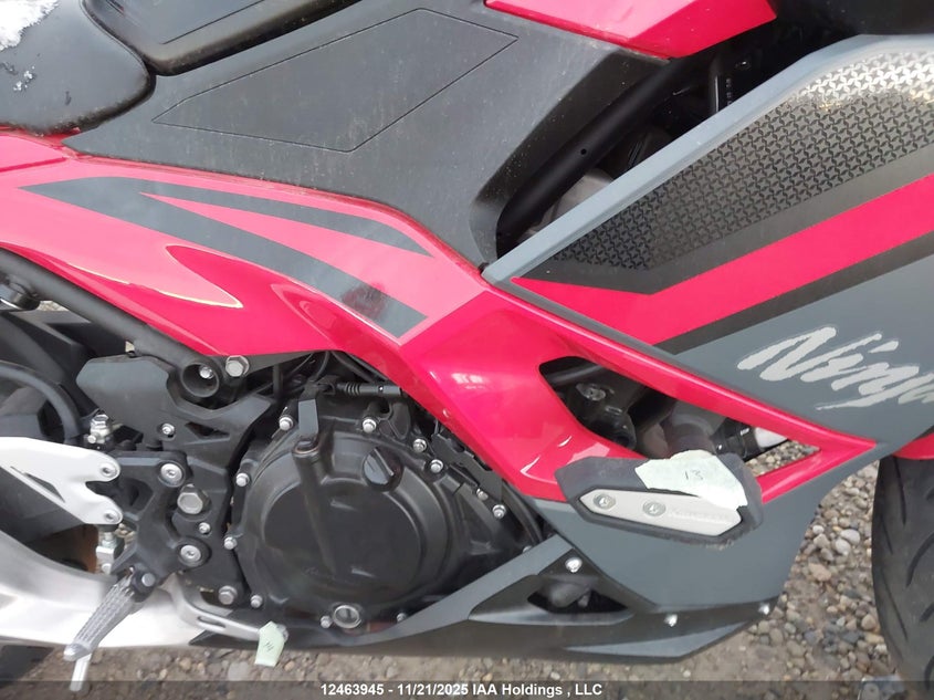 2025 Kawasaki Ex500 A/B VIN: ML5EXGJ18SDA59209 Lot: 12463945