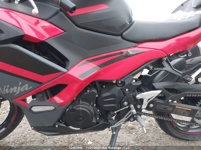 2025 Kawasaki Ex500 A/B VIN: ML5EXGJ18SDA59209 Lot: 12463945