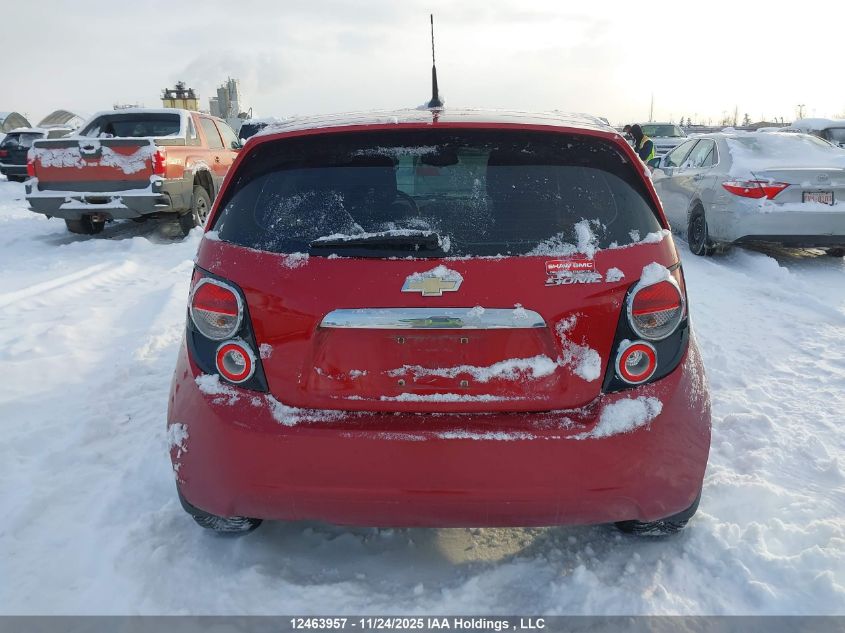 2013 Chevrolet Sonic Lt VIN: 1G1JC6EH8D4159725 Lot: 12463957