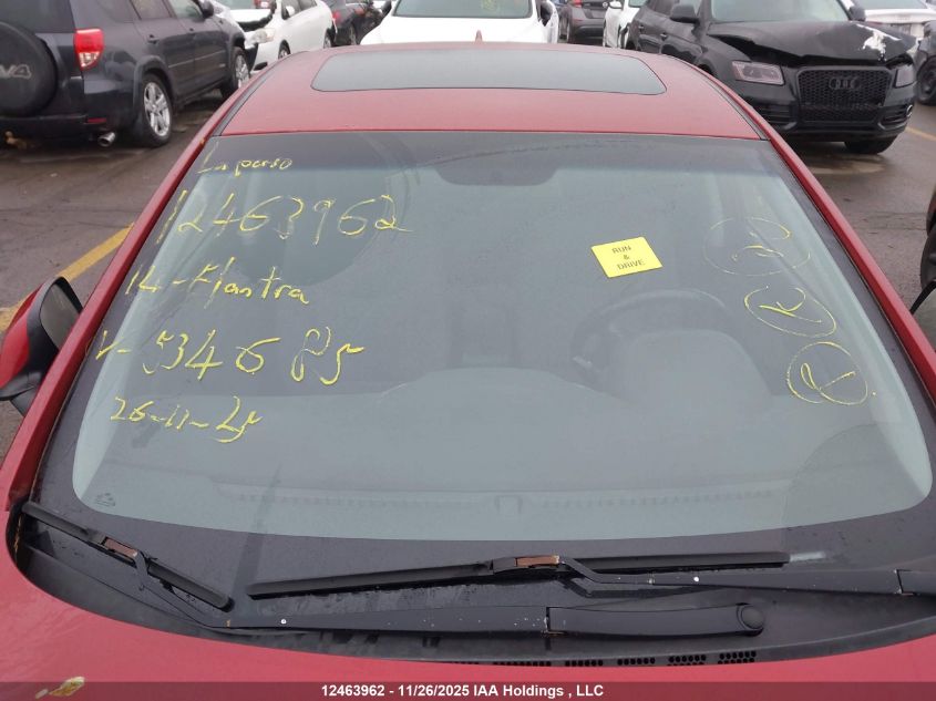 2014 Hyundai Elantra Se/Sport/Limited VIN: 5NPDH4AE0EH534685 Lot: 12463962