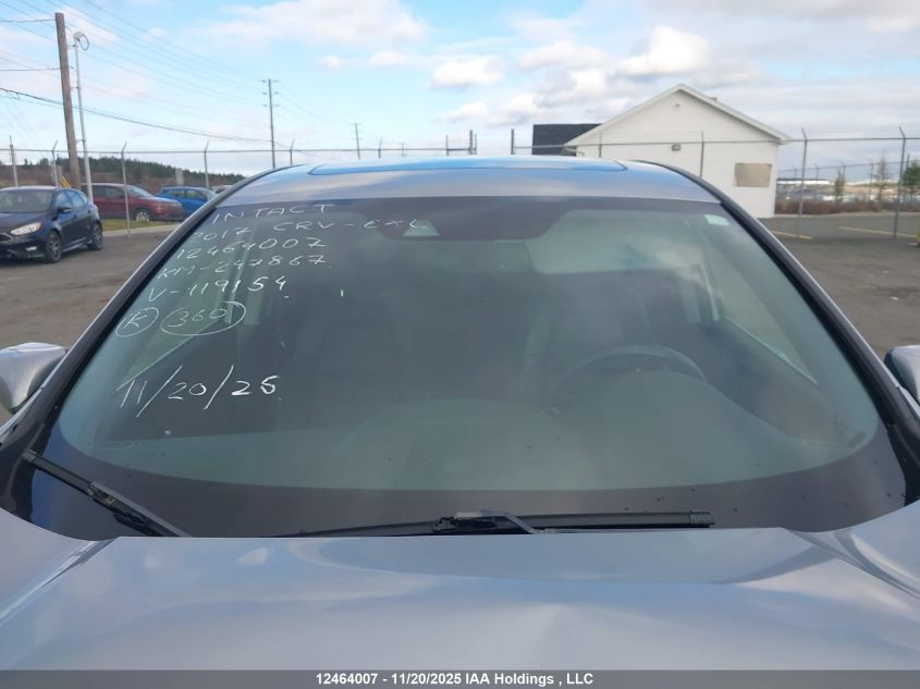 2017 Honda Cr-V Exl VIN: 2HKRW2H83HH119154 Lot: 12464007