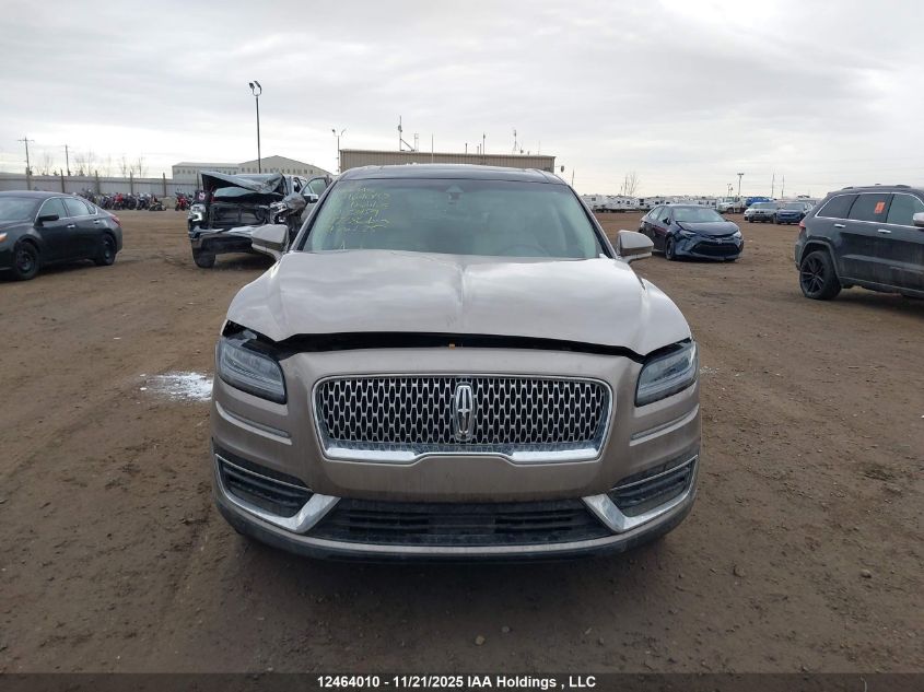 2019 Lincoln Nautilus Reserve VIN: 2LMPJ8L91KBL52459 Lot: 12464010