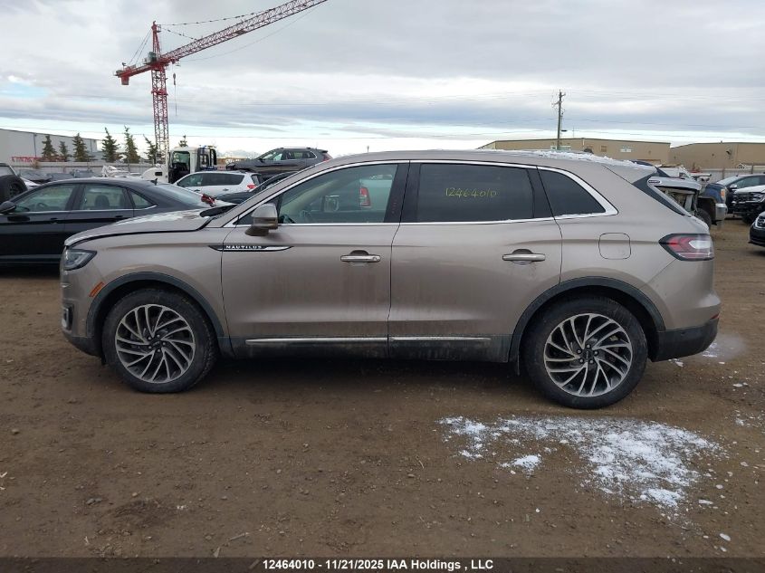 2019 Lincoln Nautilus Reserve VIN: 2LMPJ8L91KBL52459 Lot: 12464010