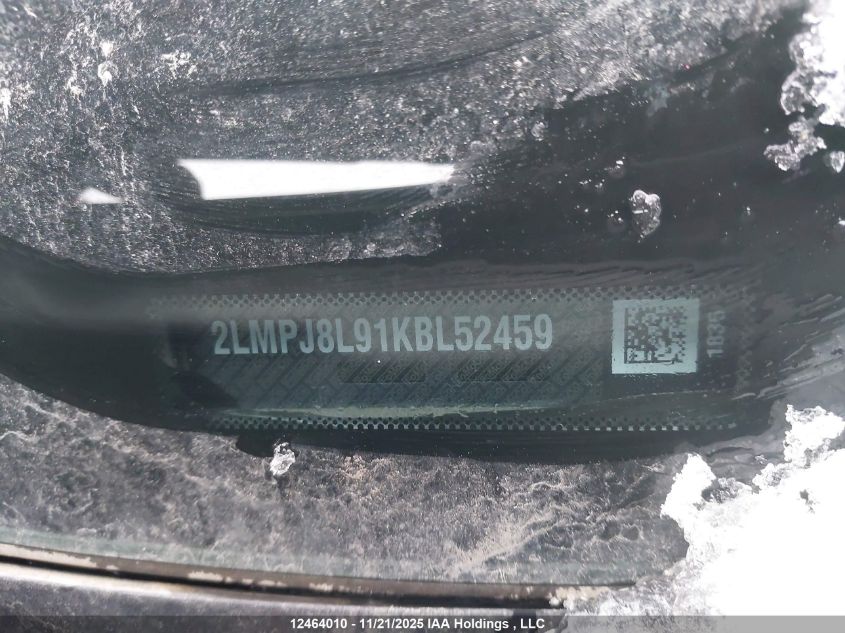 2019 Lincoln Nautilus Reserve VIN: 2LMPJ8L91KBL52459 Lot: 12464010