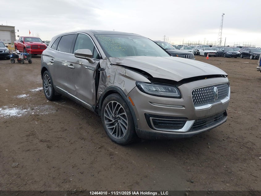 2LMPJ8L91KBL52459 2019 Lincoln Nautilus Reserve auction photo 1