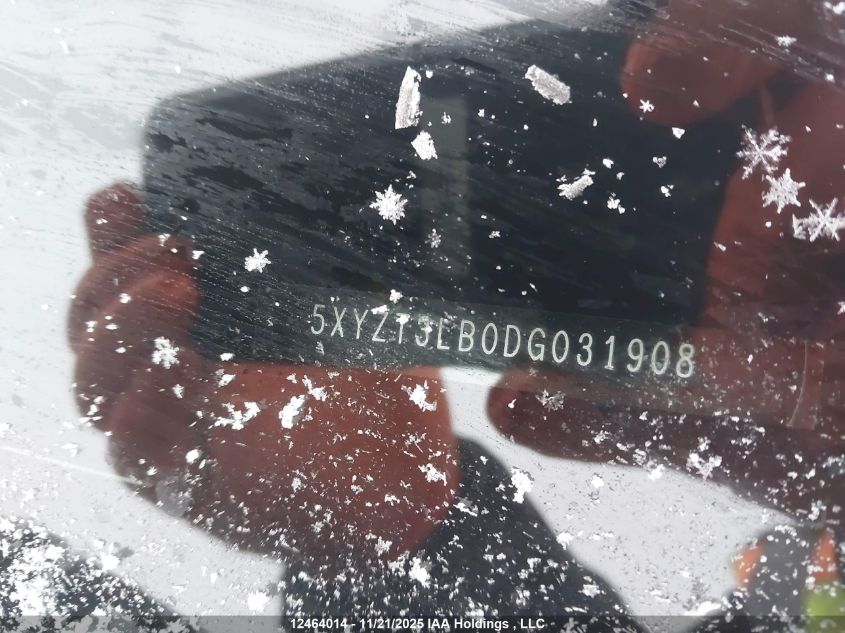 2013 Hyundai Santa Fe Sport VIN: 5XYZT3LB0DG031908 Lot: 12464014