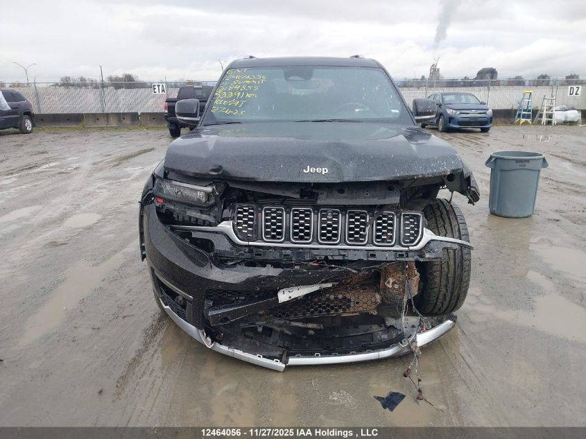 2021 Jeep Grand Cherokee L Summit VIN: 1C4RJKEG2M8184855 Lot: 12464056