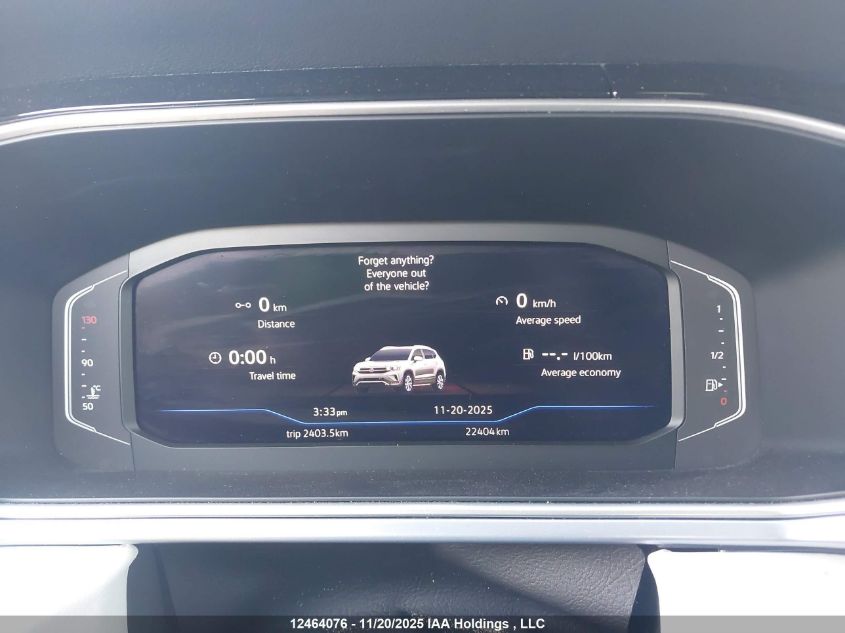 2025 Volkswagen Taos Se VIN: 3VVUC7B29SM037291 Lot: 12464076