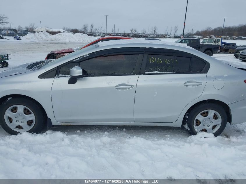2013 Honda Civic Lx VIN: 2HGFB2F47DH105390 Lot: 12464077