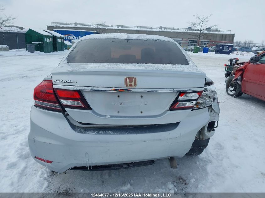 2013 Honda Civic Lx VIN: 2HGFB2F47DH105390 Lot: 12464077