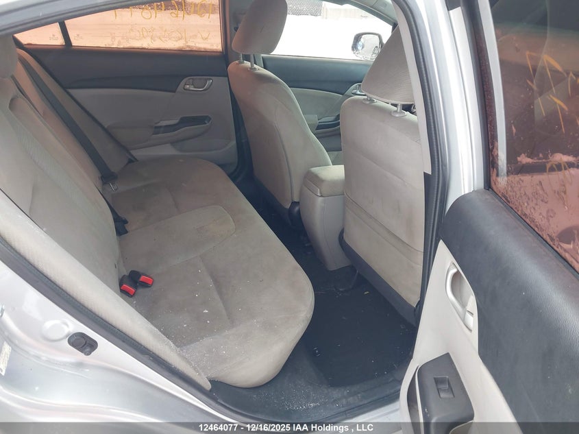 2013 Honda Civic Lx VIN: 2HGFB2F47DH105390 Lot: 12464077