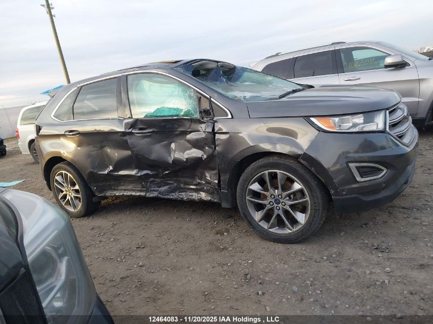 2017 Ford Edge Titanium VIN: 2FMPK4K90HBC13614 Lot: 12464083