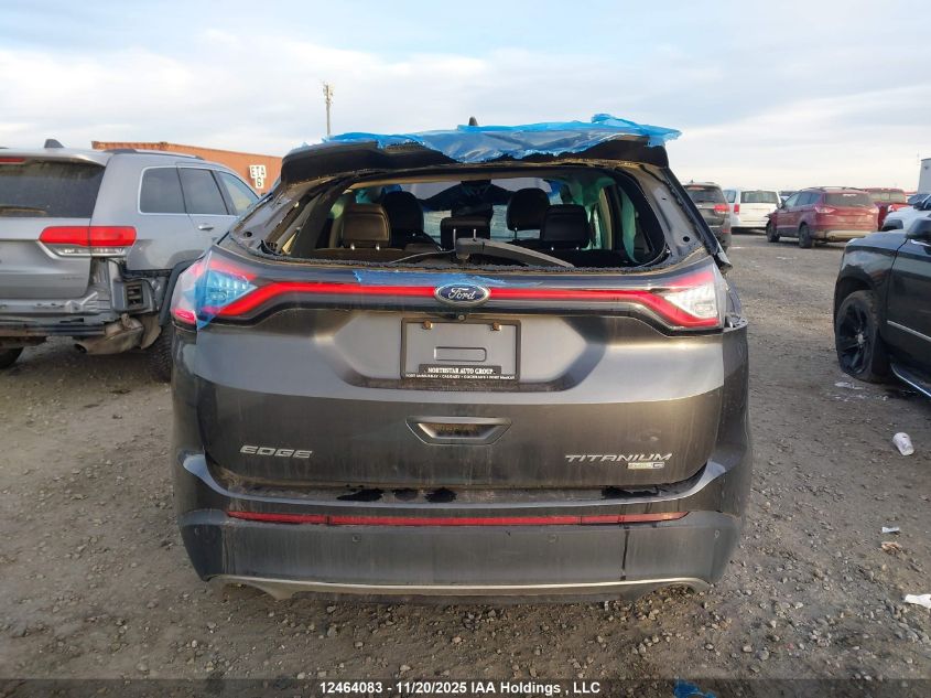 2017 Ford Edge Titanium VIN: 2FMPK4K90HBC13614 Lot: 12464083