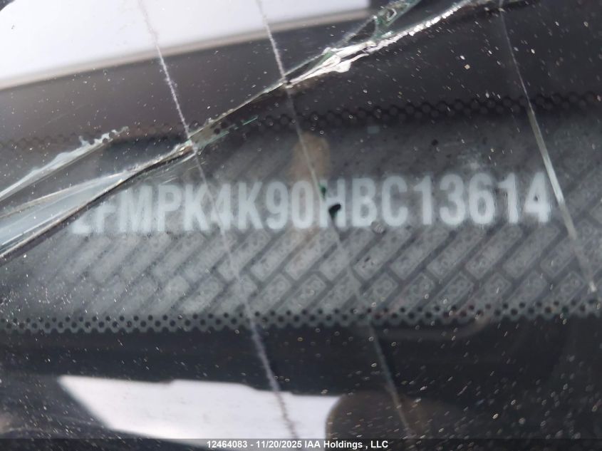 2017 Ford Edge Titanium VIN: 2FMPK4K90HBC13614 Lot: 12464083