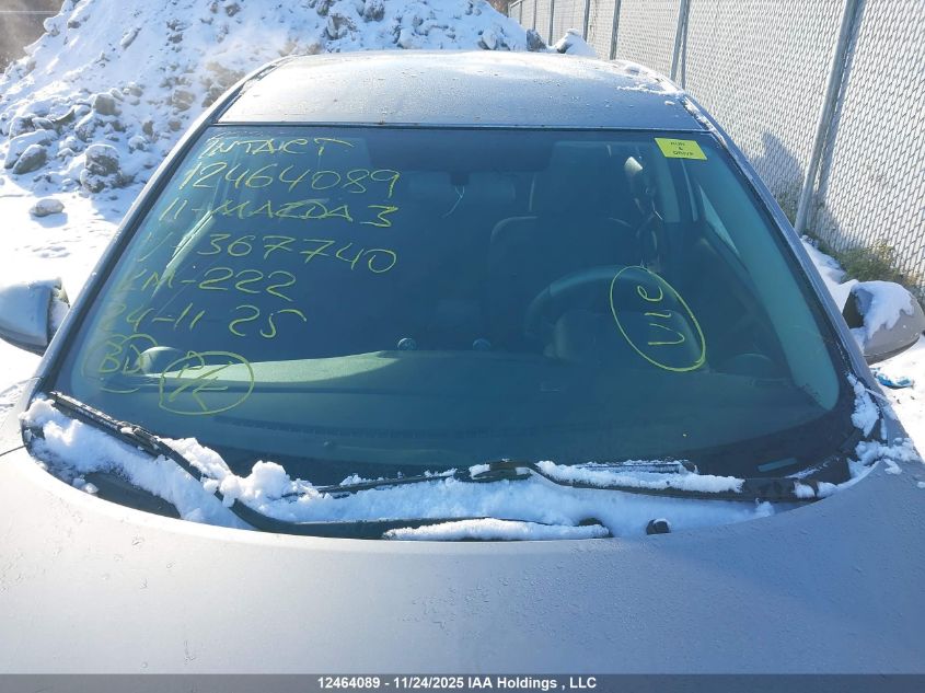 2011 Mazda Mazda3 VIN: JM1BL1UF7B1367740 Lot: 12464089