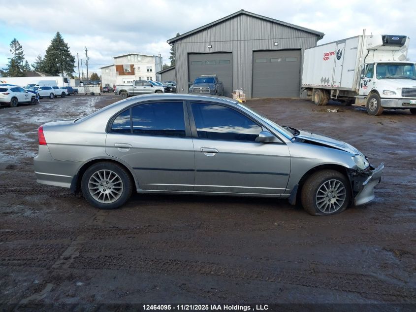 2005 Honda Civic Lx-G VIN: 2HGES16615H026287 Lot: 12464095