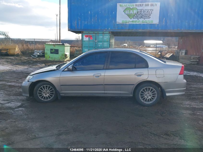 2005 Honda Civic Lx-G VIN: 2HGES16615H026287 Lot: 12464095