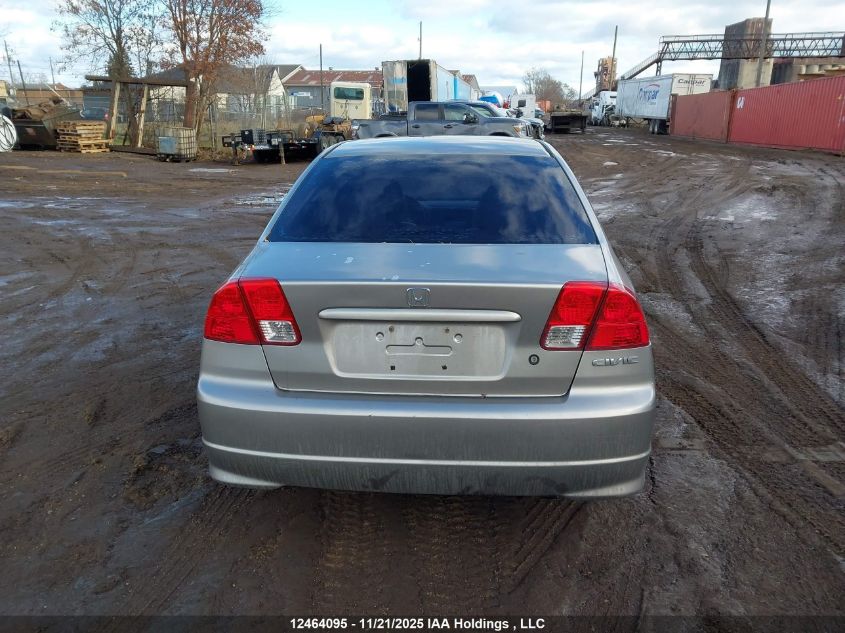 2005 Honda Civic Lx-G VIN: 2HGES16615H026287 Lot: 12464095