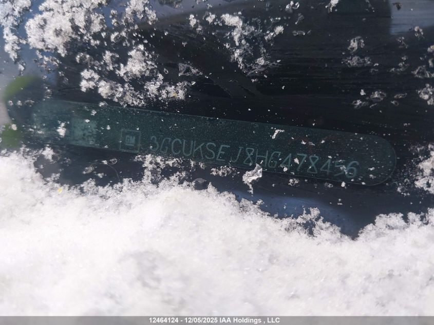 2017 Chevrolet Silverado 1500 VIN: 3GCUKSEJ8HG478456 Lot: 12464124