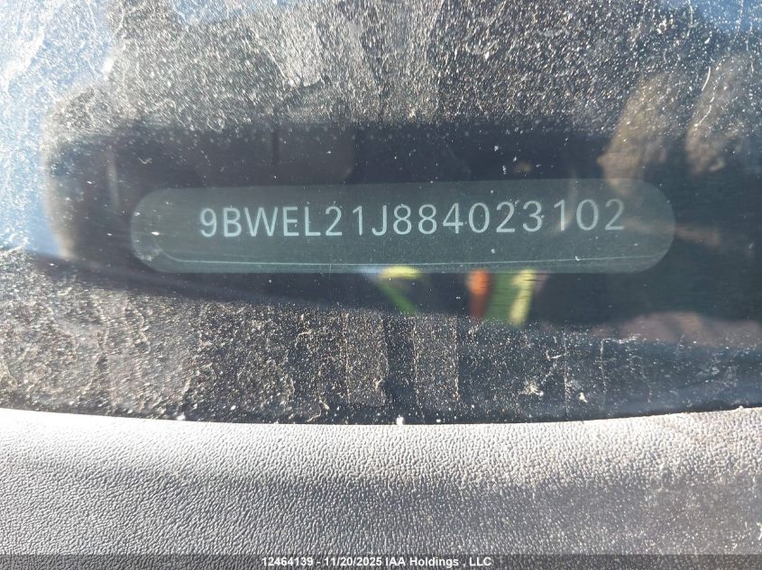 2008 Volkswagen City Golf VIN: 9BWEL21J884023102 Lot: 12464139