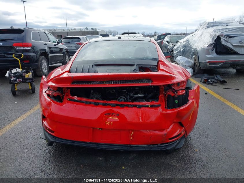 2022 Porsche 911 Gt3/Gt3 W/Touring Package VIN: WP0AC2A99NS269551 Lot: 12464151