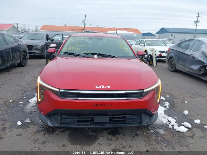 2025 Kia K4 Ex/Ex+ VIN: 3KPFU4DE3SE062689 Lot: 12464161
