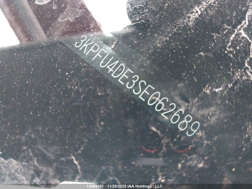 2025 Kia K4 Ex/Ex+ VIN: 3KPFU4DE3SE062689 Lot: 12464161