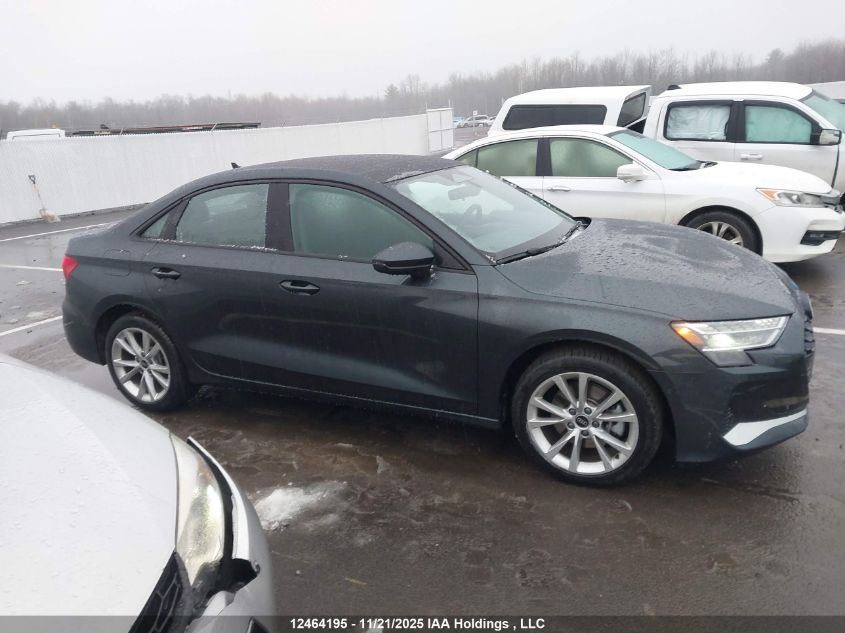 2026 Audi A3 Premium VIN: WAUGUCGY7TA021858 Lot: 12464195