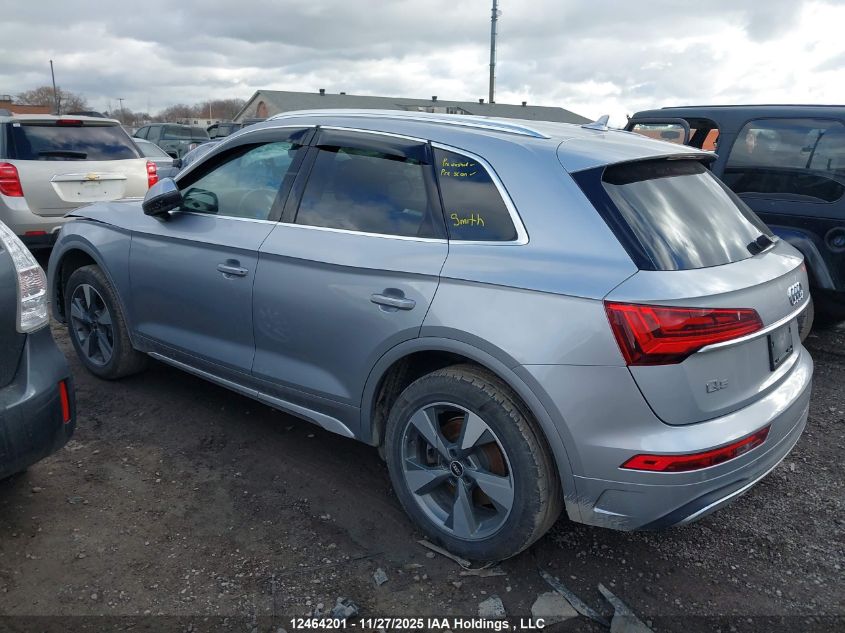 2021 Audi Q5 Premium VIN: WA1AAAFYXM2002878 Lot: 12464201