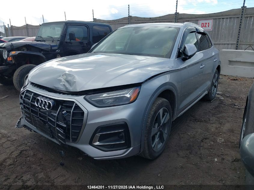 2021 Audi Q5 Premium VIN: WA1AAAFYXM2002878 Lot: 12464201