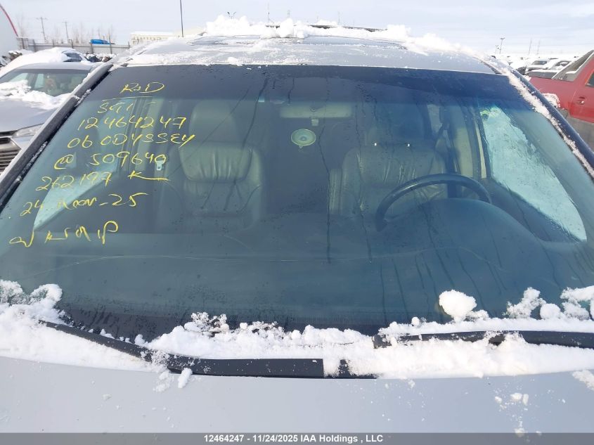 2006 Honda Odyssey Ex-L VIN: 5FNRL387X6B509640 Lot: 12464247