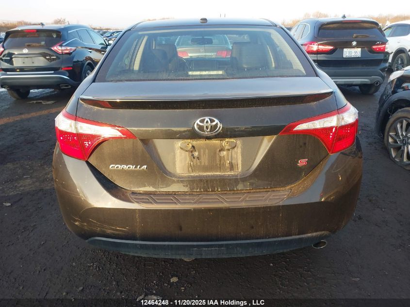 2015 Toyota Corolla S VIN: 2T1BURHE9FC431873 Lot: 12464248