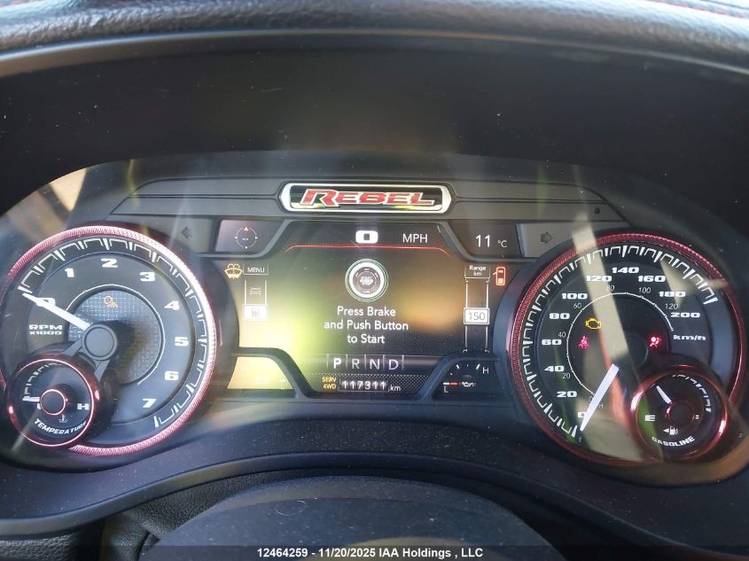 2019 Ram 1500 Sport/Rebel VIN: 1C6SRFET2KN829394 Lot: 12464259