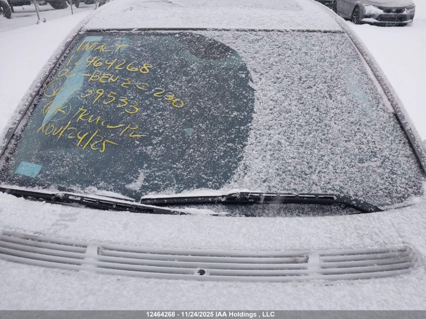 2006 Mercedes-Benz C 230 VIN: WDBRF52J66F739533 Lot: 12464268