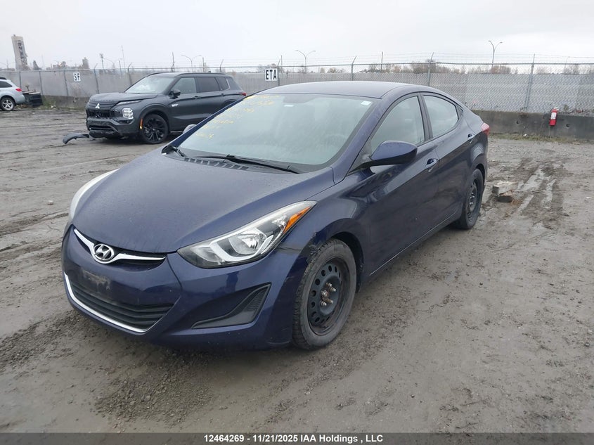 5NPDH4AE6EH494838 2014 HYUNDAI ELANTRA photo no. 2