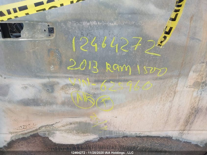 2013 Ram 1500 Laramie Longhorn VIN: 1C6RR7PT0DS625960 Lot: 12464272