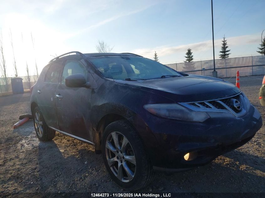 2012 Nissan Murano Le VIN: JN8AZ1MW5CW229701 Lot: 12464273