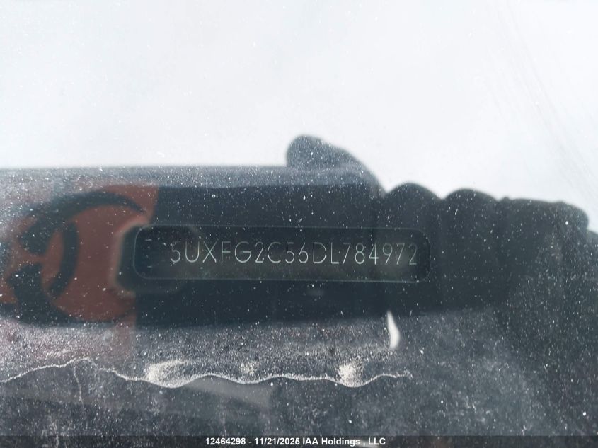 2013 BMW X6 xDrive35I VIN: 5UXFG2C56DL784972 Lot: 12464298
