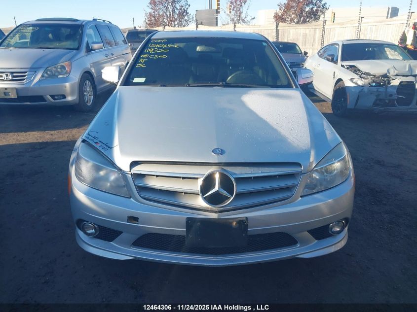 2008 Mercedes-Benz C 230 4Matic VIN: WDDGF85X88F119320 Lot: 12464306