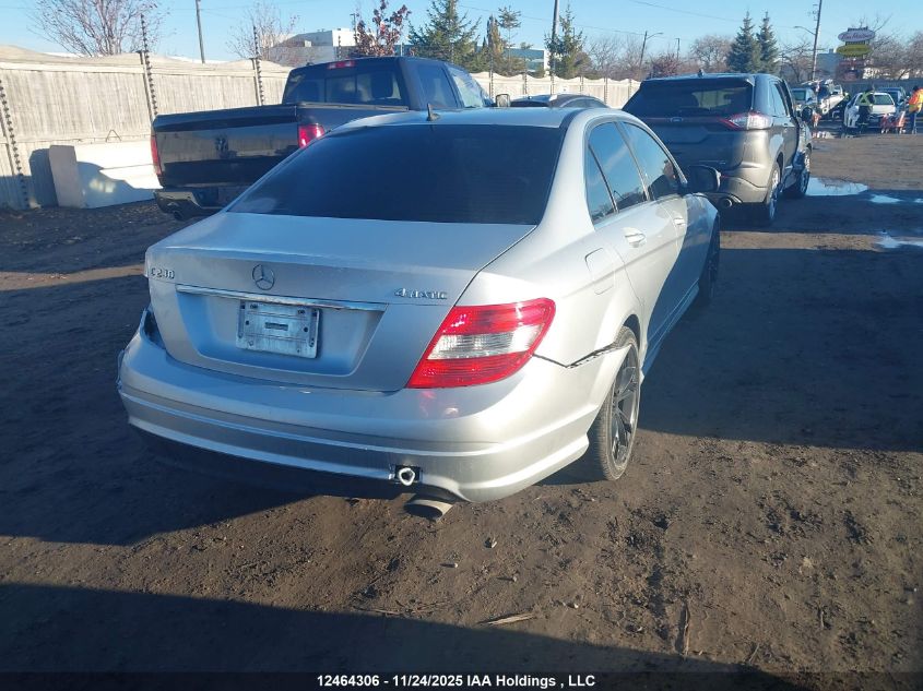 2008 Mercedes-Benz C 230 4Matic VIN: WDDGF85X88F119320 Lot: 12464306