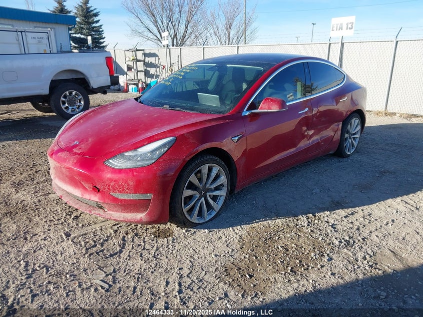 5YJ3E1EB1JF110346 2018 TESLA MODEL 3 photo no. 2