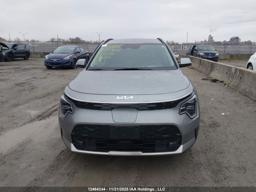 2023 Kia Niro Ev Limited/Limited W/Snow White Pearl Grey Exterior VIN: KNDCT3L17P5051941 Lot: 12464334
