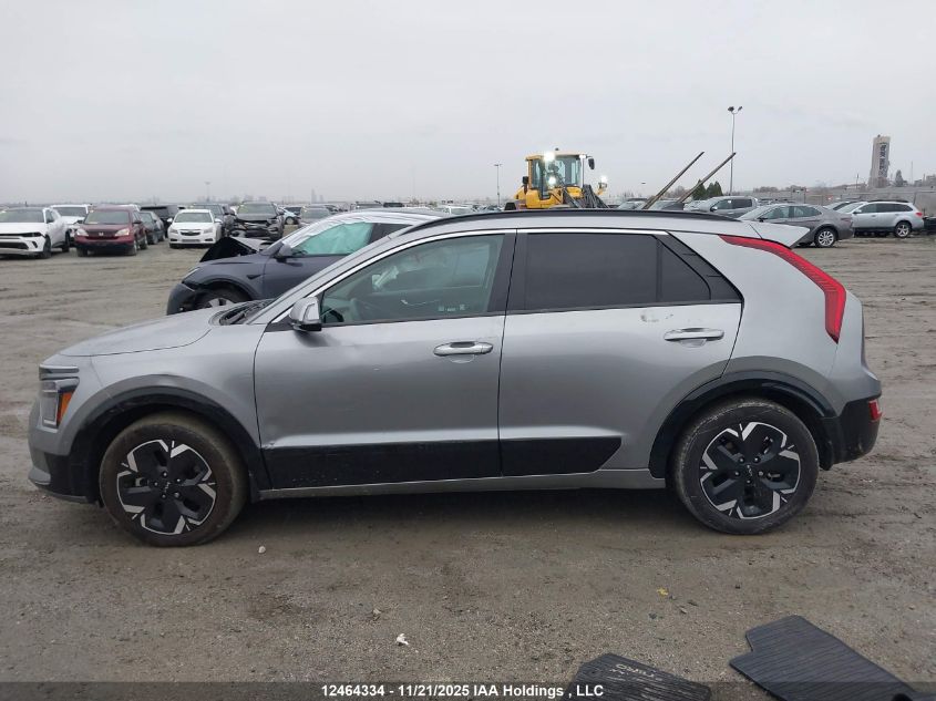 2023 Kia Niro Ev Limited/Limited W/Snow White Pearl Grey Exterior VIN: KNDCT3L17P5051941 Lot: 12464334