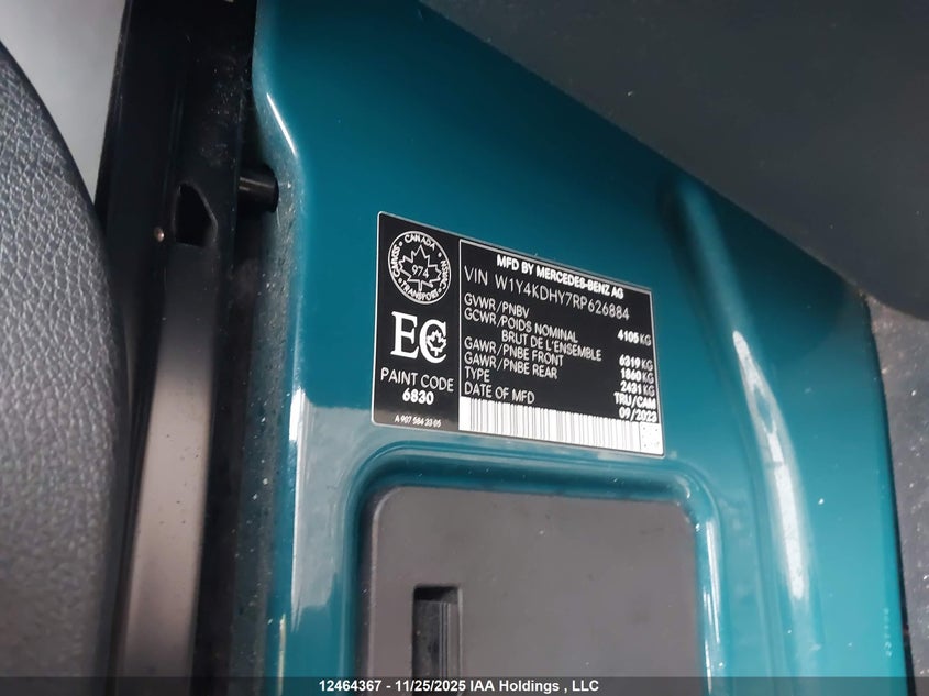 W1Y4KDHY7RP626884 2024 MERCEDES-BENZ SPRINTER photo no. 9