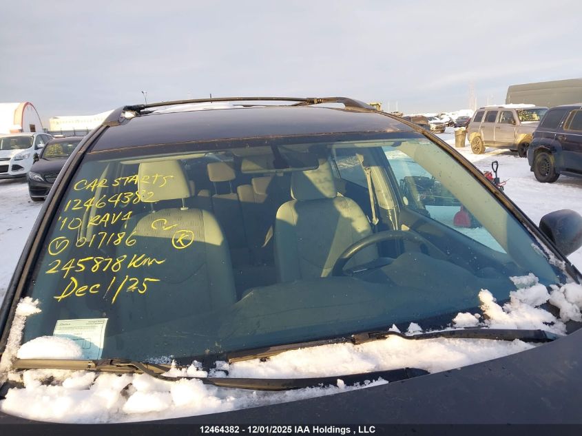 2010 Toyota Rav4 Base V6 VIN: 2T3JK4DV1AW017186 Lot: 12464382