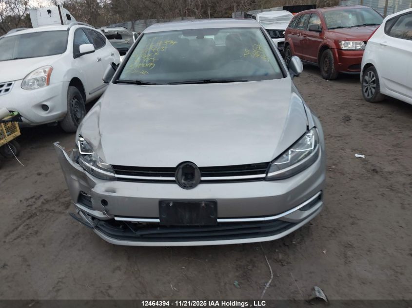 2019 Volkswagen Golf 1.4 Tsi Comfortline/1.4 Tsi Execline/1.4 Tsi Highline VIN: 3VWW57AUXKM037415 Lot: 12464394