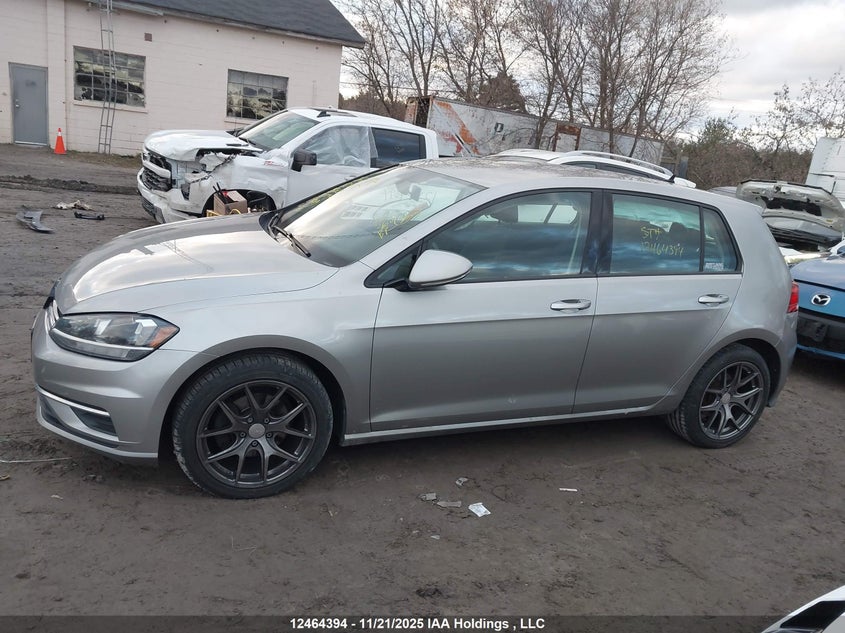 2019 Volkswagen Golf 1.4 Tsi Comfortline/1.4 Tsi Execline/1.4 Tsi Highline VIN: 3VWW57AUXKM037415 Lot: 12464394