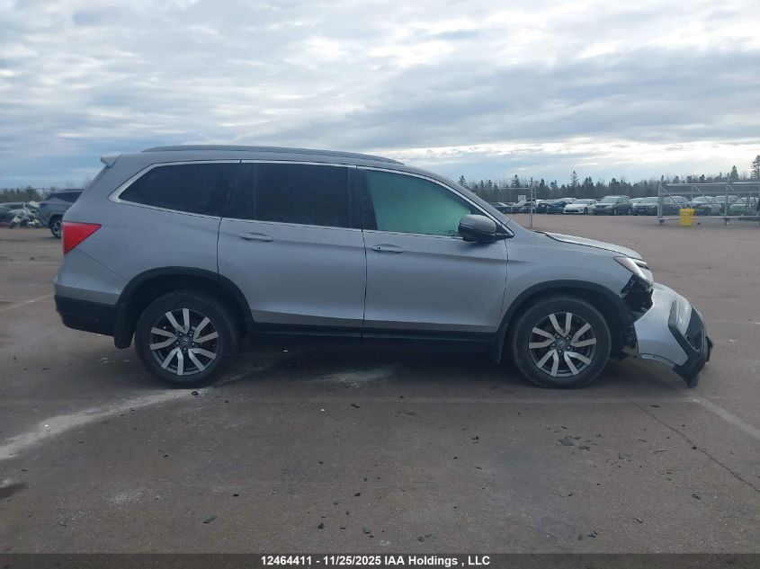 2019 Honda Pilot Ex-L Navi VIN: 5FNYF6H79KB505397 Lot: 12464411
