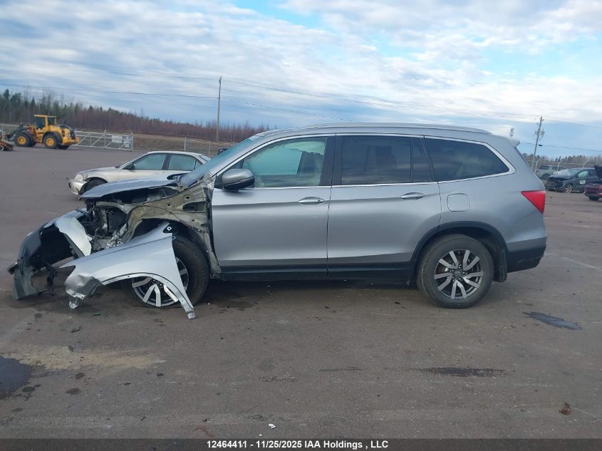 2019 Honda Pilot Ex-L Navi VIN: 5FNYF6H79KB505397 Lot: 12464411